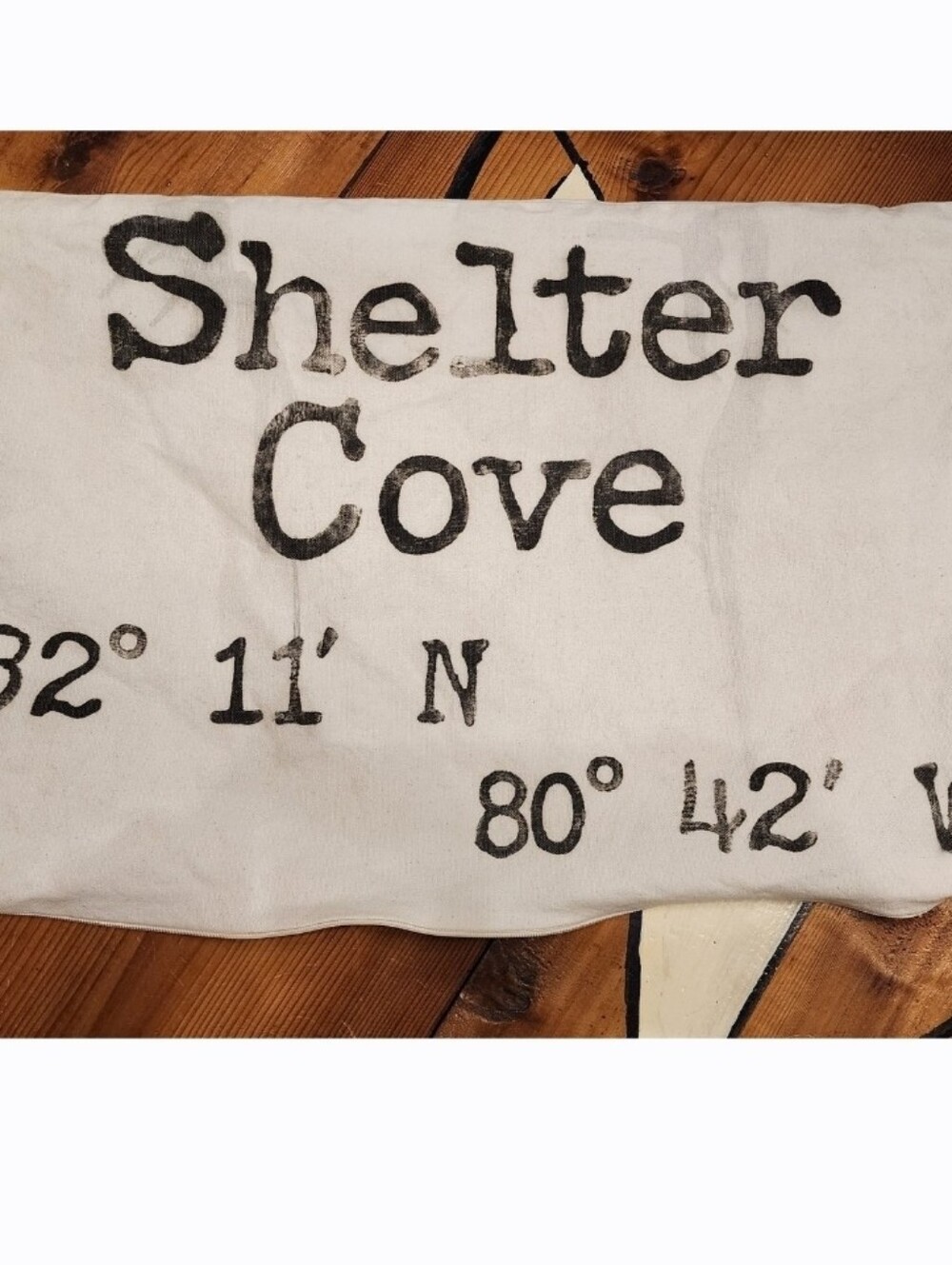 Shelter Cove HHI Canvas Vacation Location Pillow Hilton Head Island SC - Picture 10 of 10